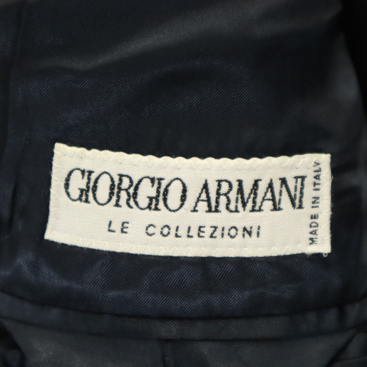 GIORGIO ARMANI LE COLLEZIONI ジョルジオアルマーニ コレツィオーニ 90s イタリア製 オールド ロングコート 44 ブラック メンズ