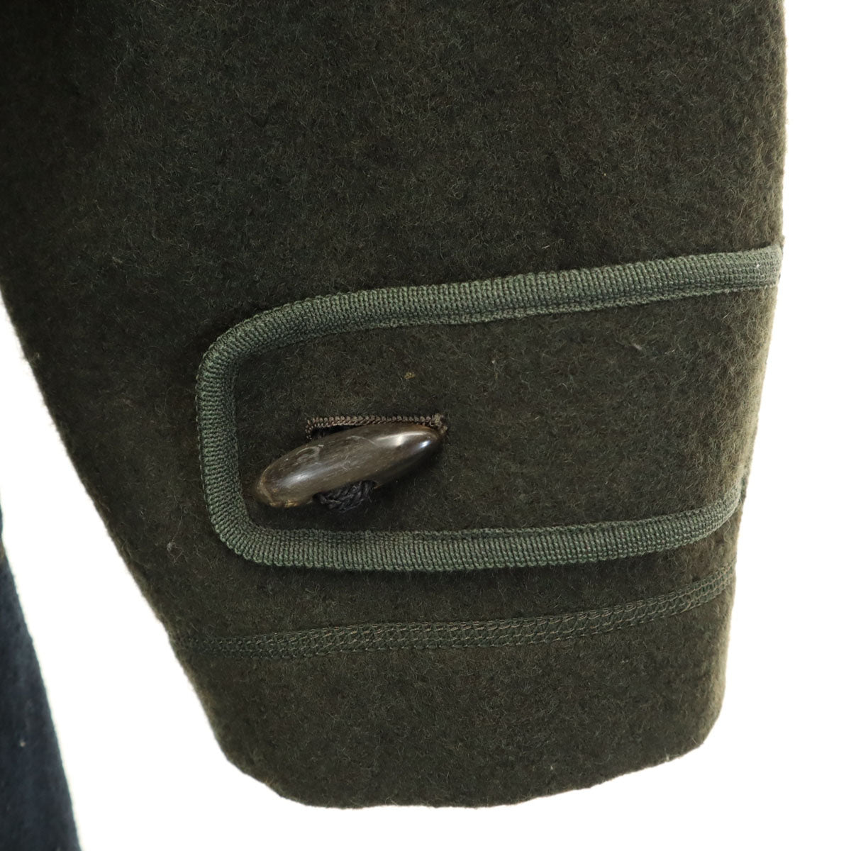 ISSEY MIYAKE MEN イッセイミヤケメン 90s ウールブレンド 日本製 オールド チェスターコート M グリーン系 メンズ