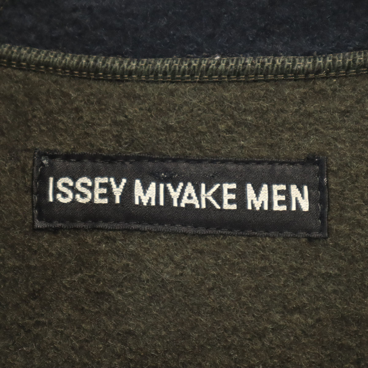 ISSEY MIYAKE MEN イッセイミヤケメン 90s ウールブレンド 日本製 オールド チェスターコート M グリーン系 メンズ