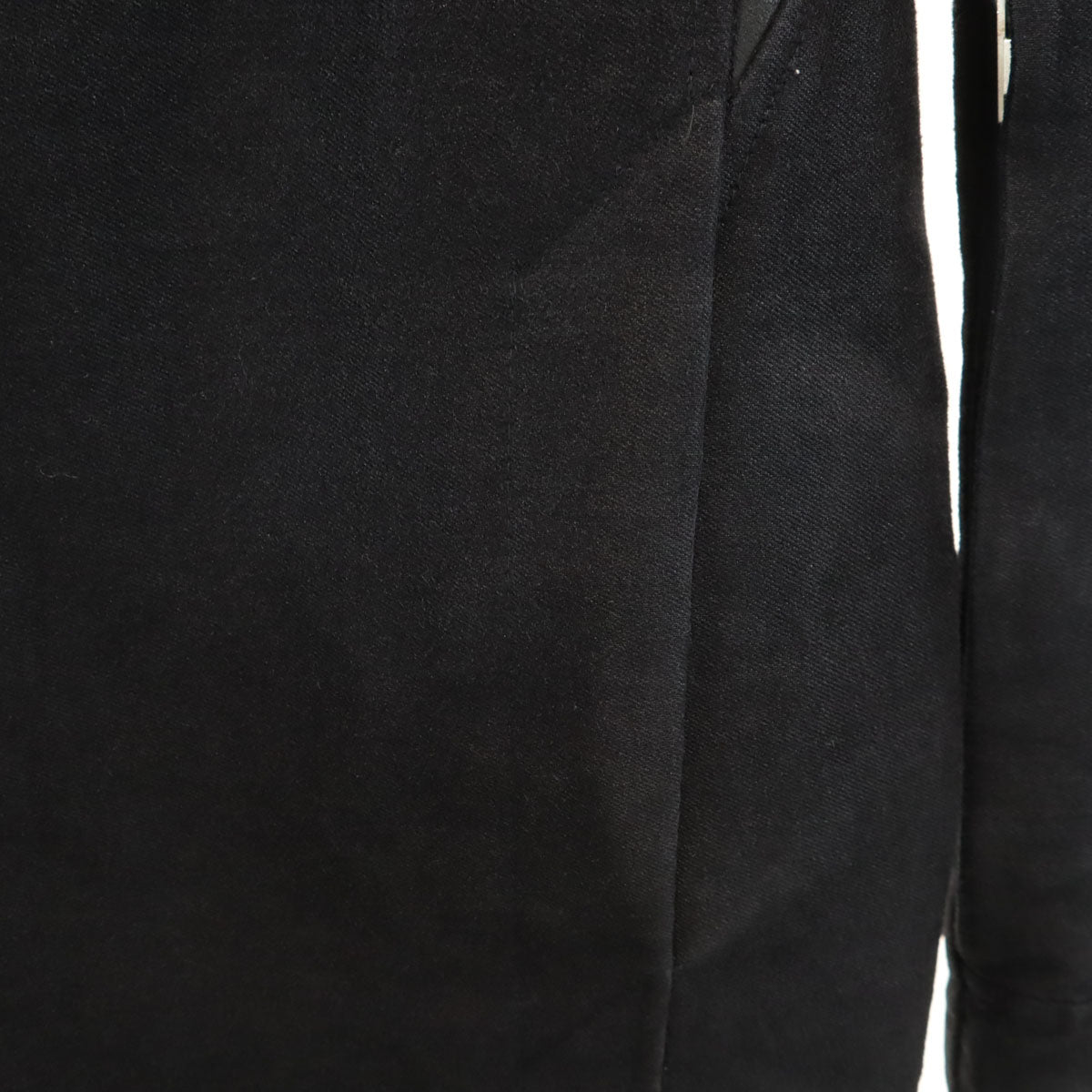 Rick Owens リックオウエンス リネンブレンド イタリア製 コート S ブラック メンズ