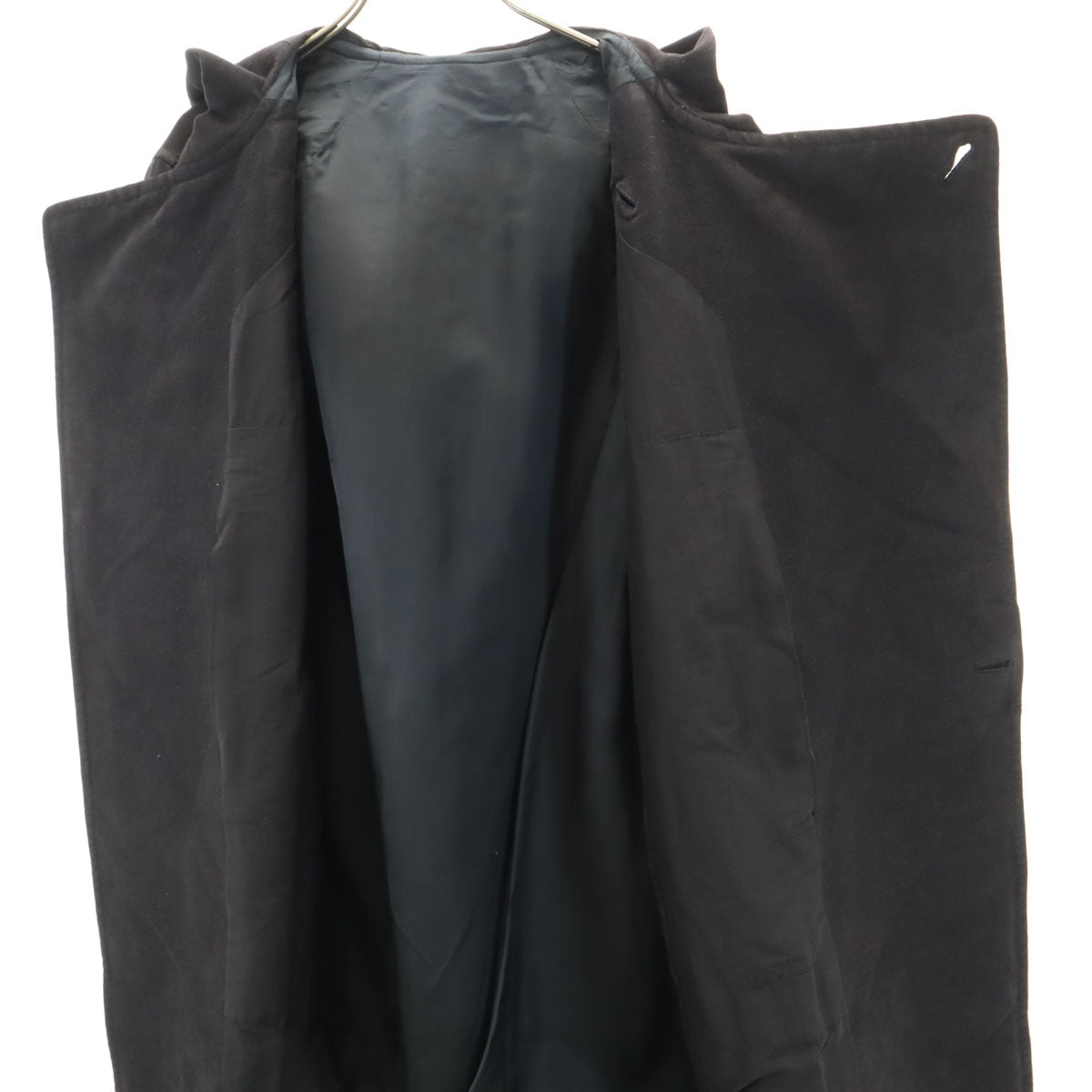 Rick Owens リックオウエンス リネンブレンド イタリア製 コート S ブラック メンズ