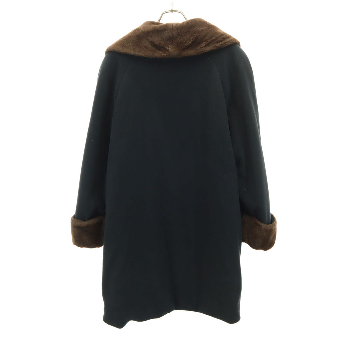 miss chloe ミスクロエ 90s 日本製 オールド ショールカラー コート 40 ブラック系 レディース