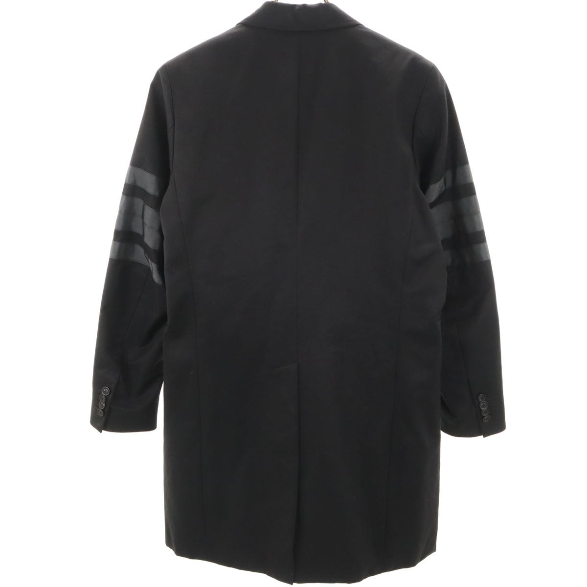 美品 DIESEL ディーゼル チェスターコート 46 ブラック メンズ