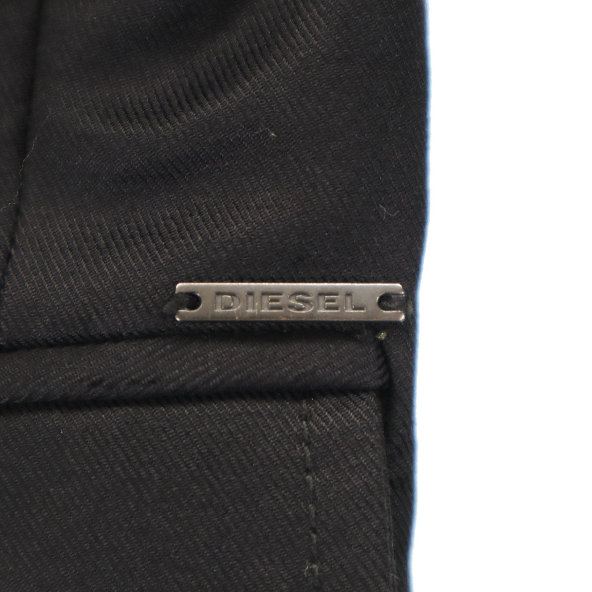 美品 DIESEL ディーゼル チェスターコート 46 ブラック メンズ