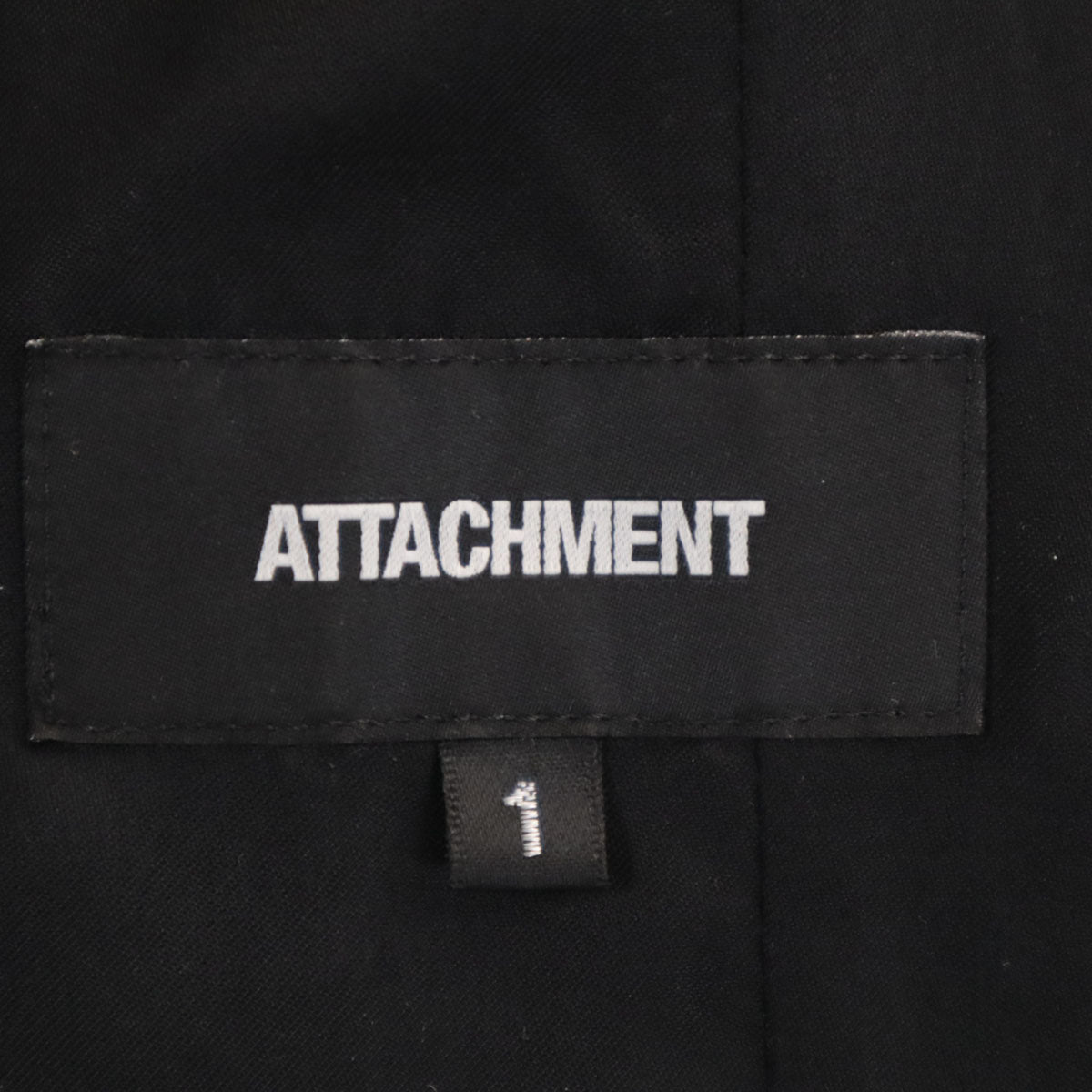 ATTACHMENT アタッチメント 日本製 カシミヤブレンド 平二重メルトン チェスターコート 1 ブラウン メンズ