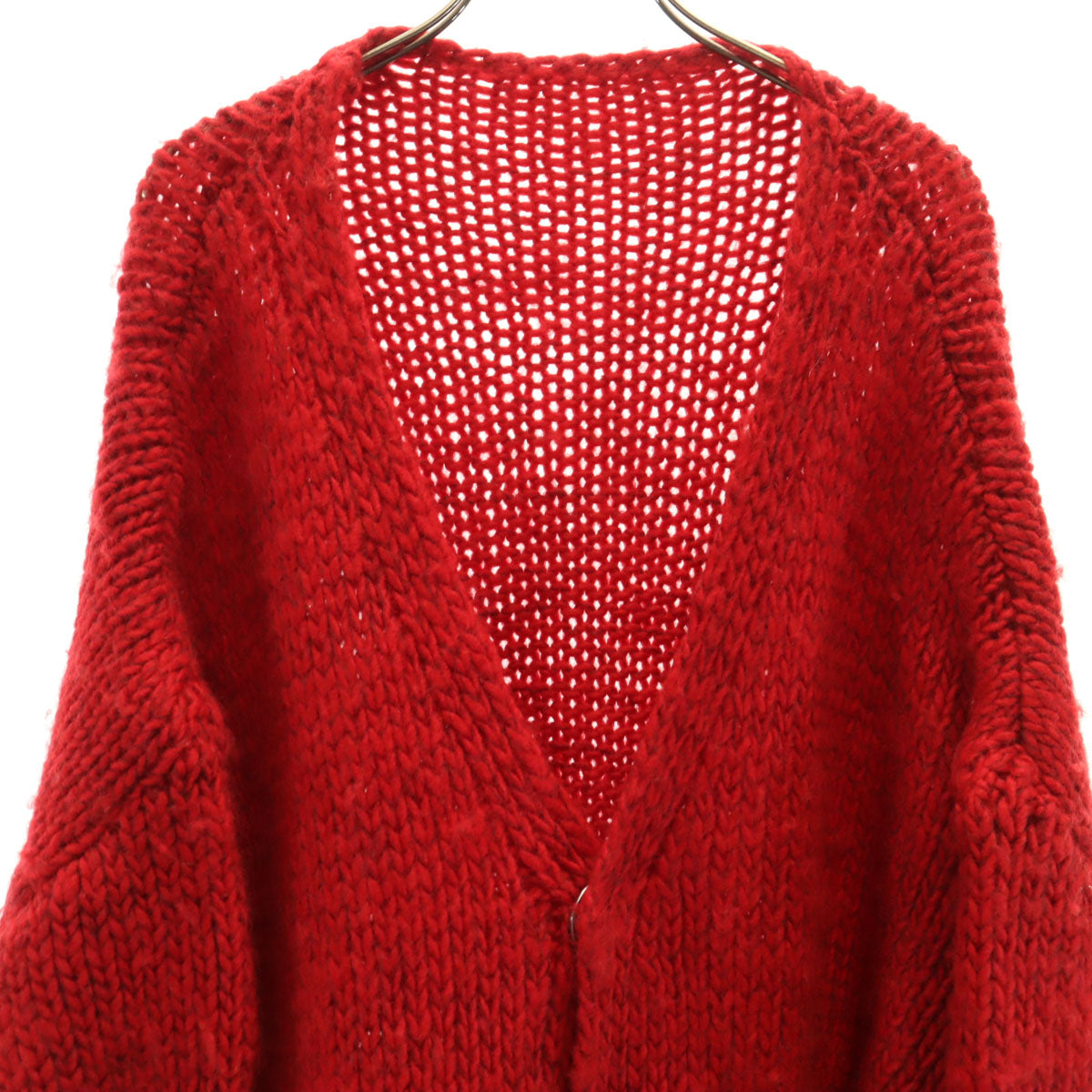 RISMAT by Y’s リスマット バイ ワイズ 日本製 ロング ニットカーディガン 2 レッド ヨウジヤマモト レディース