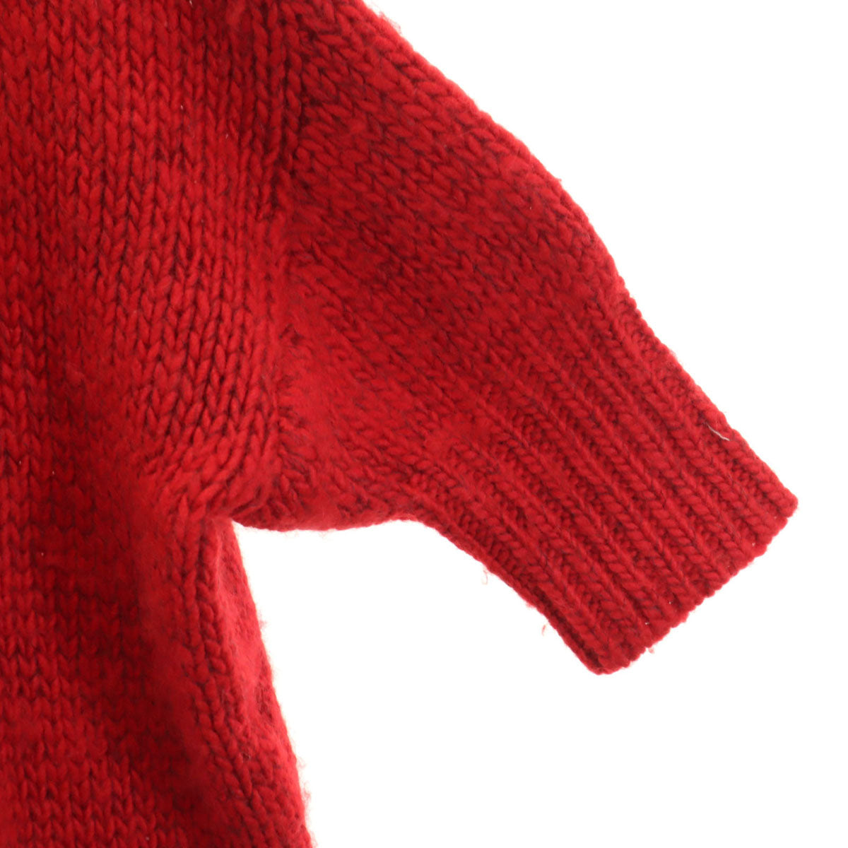 RISMAT by Y’s リスマット バイ ワイズ 日本製 ロング ニットカーディガン 2 レッド ヨウジヤマモト レディース