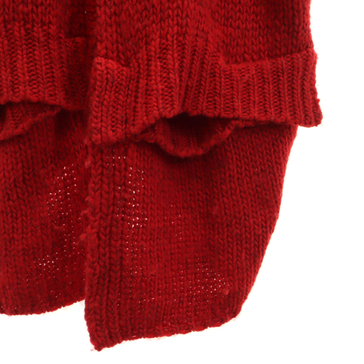 RISMAT by Y’s リスマット バイ ワイズ 日本製 ロング ニットカーディガン 2 レッド ヨウジヤマモト レディース