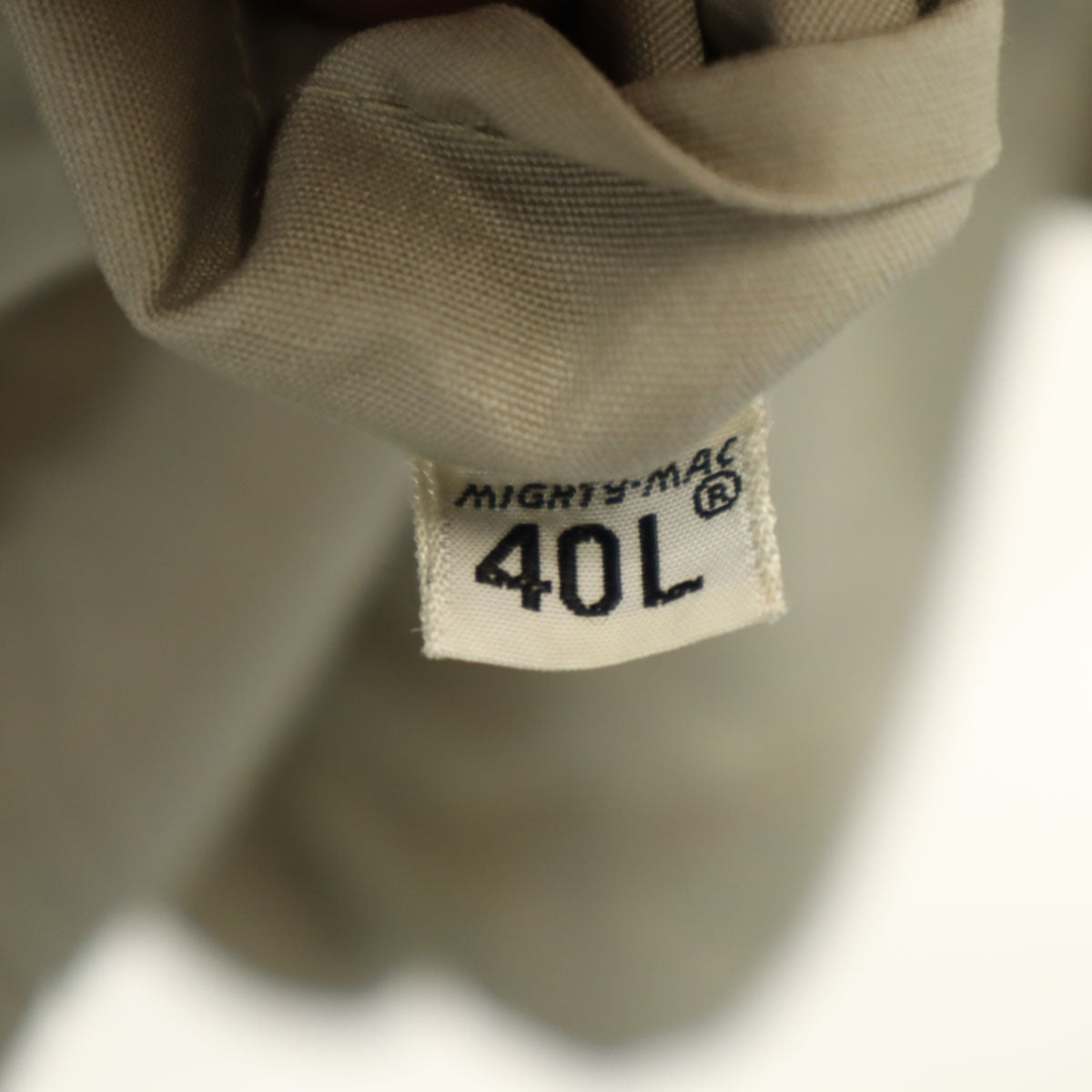 MIGHTY MAC マイティーマック 60s 70s USA製 ヴィンテージ B9タイプ 裏ボア コート 40L グレージュ TALONジップ メンズ