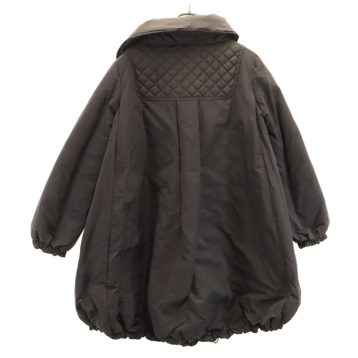 MONCLER モンクレール ハンガリー製 SASLONG ダウンコート 0 チャコールブラウン系 キルティング レディース