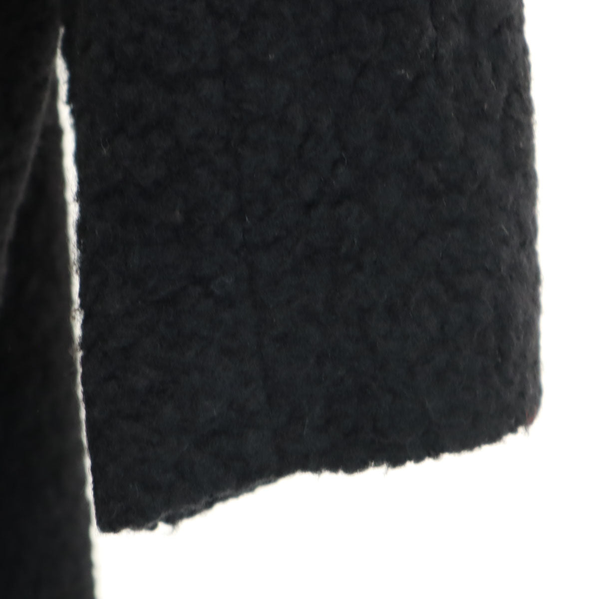 Paul Smith ポールスミス 日本製 ボアコート L ブラック メンズ