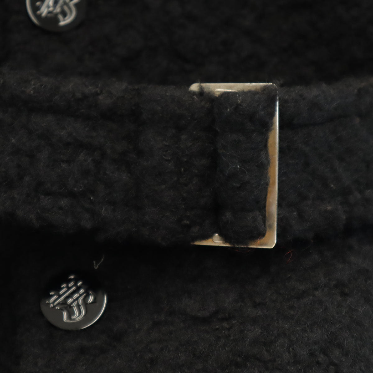 Paul Smith ポールスミス 日本製 ボアコート L ブラック メンズ