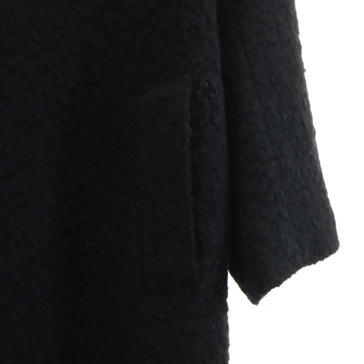 Paul Smith ポールスミス 日本製 ボアコート L ブラック メンズ