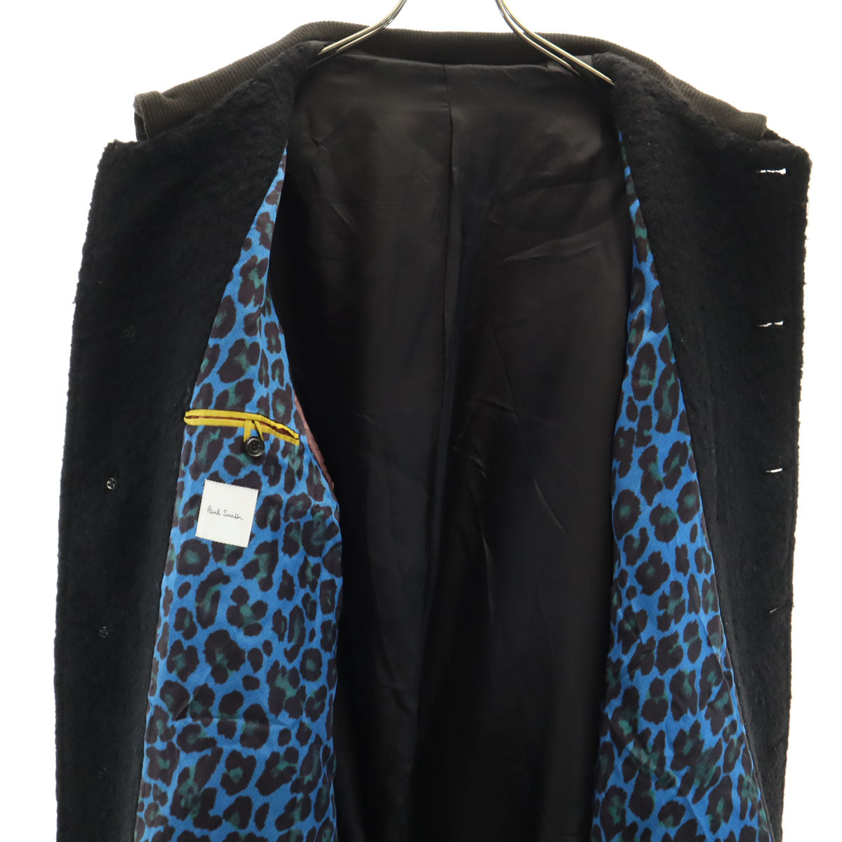 Paul Smith ポールスミス 日本製 ボアコート L ブラック メンズ