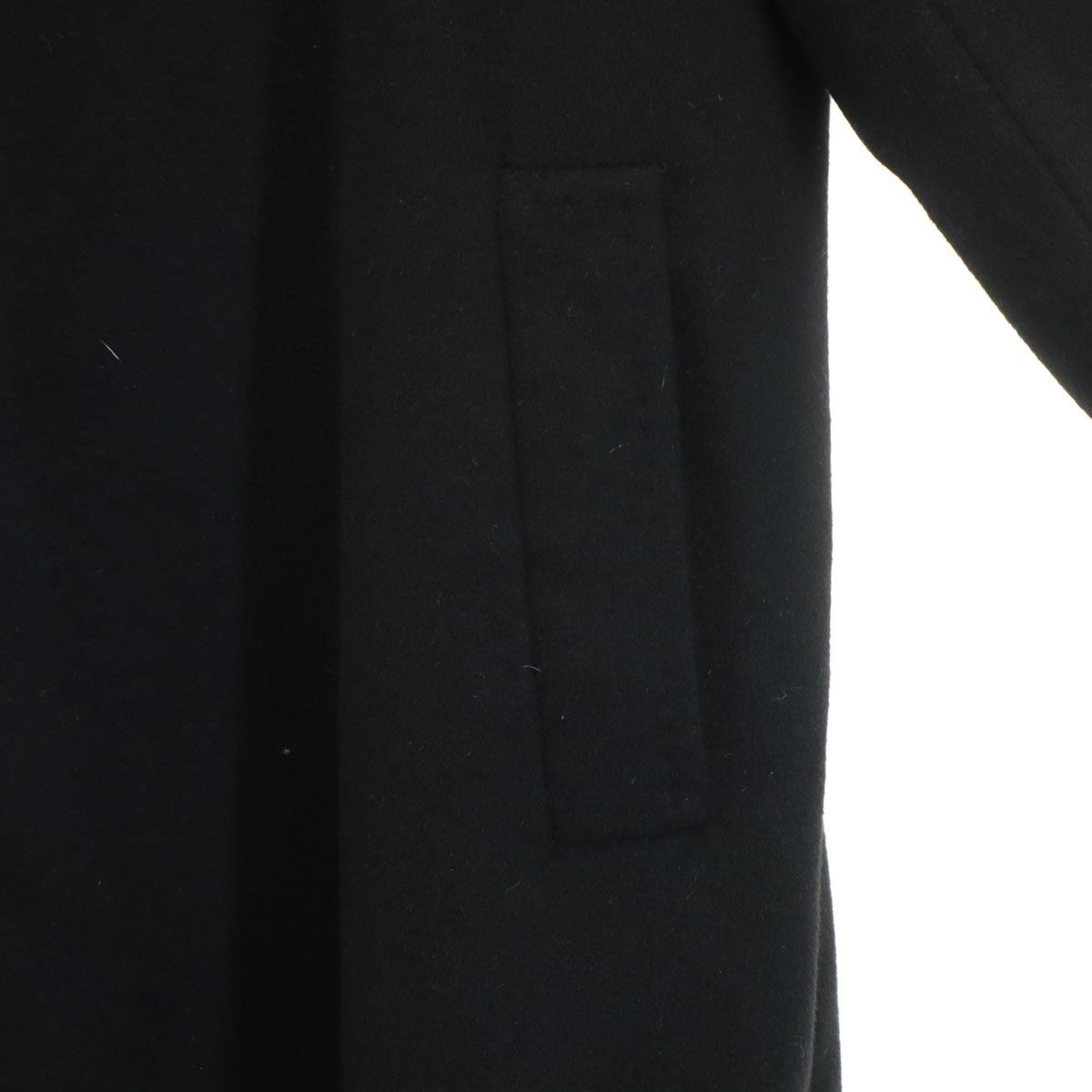 BALMAIN バルマン カシミヤ100% ロングコート 9 ブラック レディース