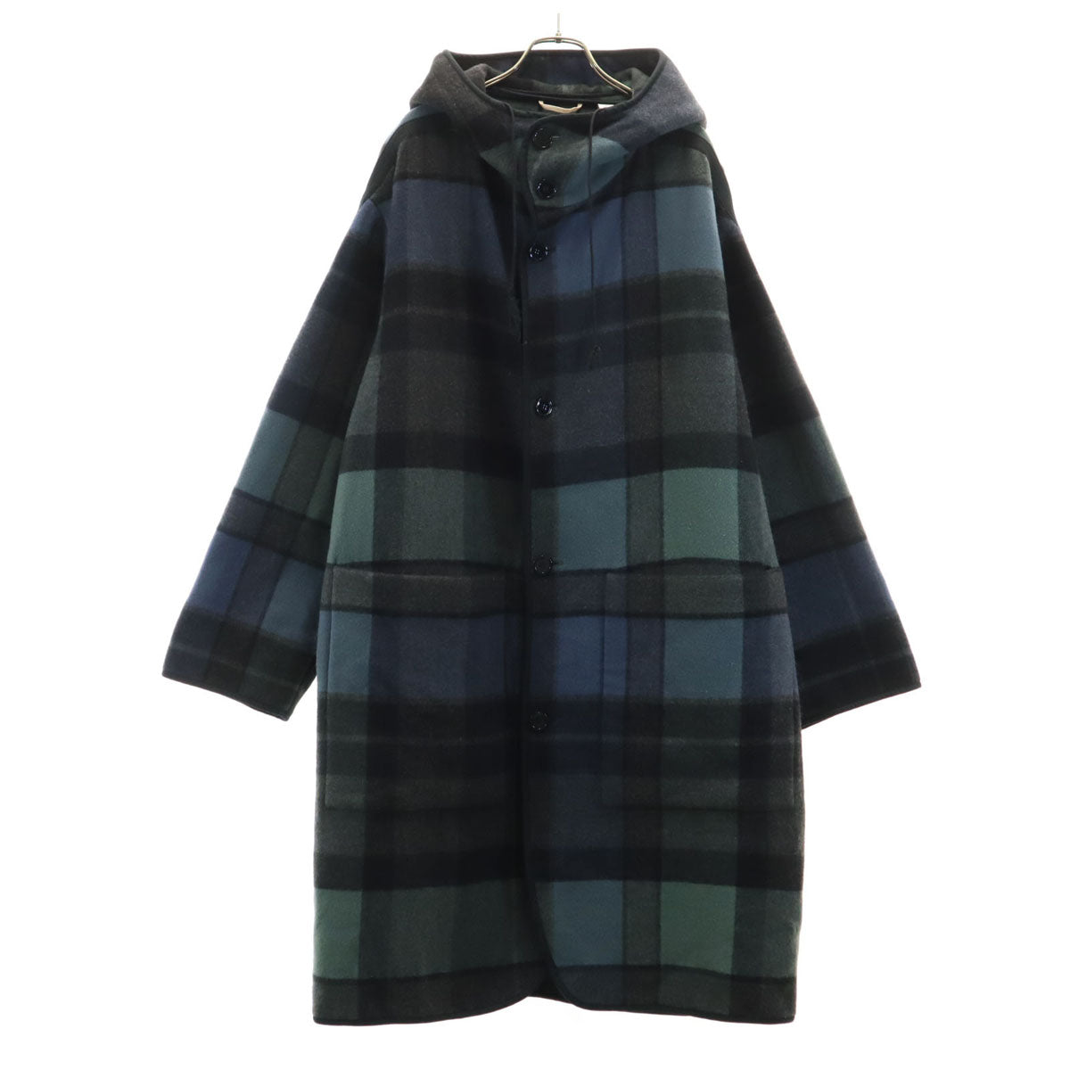 OAMC オーエーエムシー イタリア製 フーデット コート S ネイビー系 メンズ