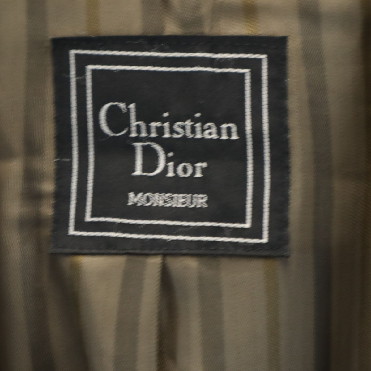 Christian Dior MONSIEUR クリスチャンディオール ムッシュ 90s オールド ロングコート ネイビー メンズ