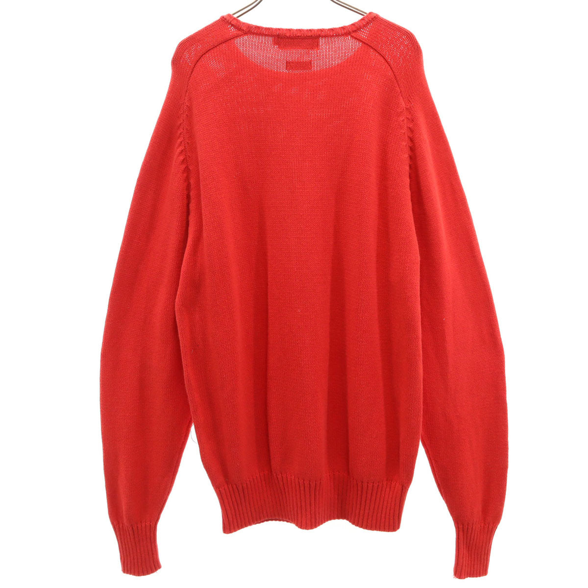 Polo by Ralph Lauren ポロバイラルフローレン 長袖 セーター L レッド ニット メンズ