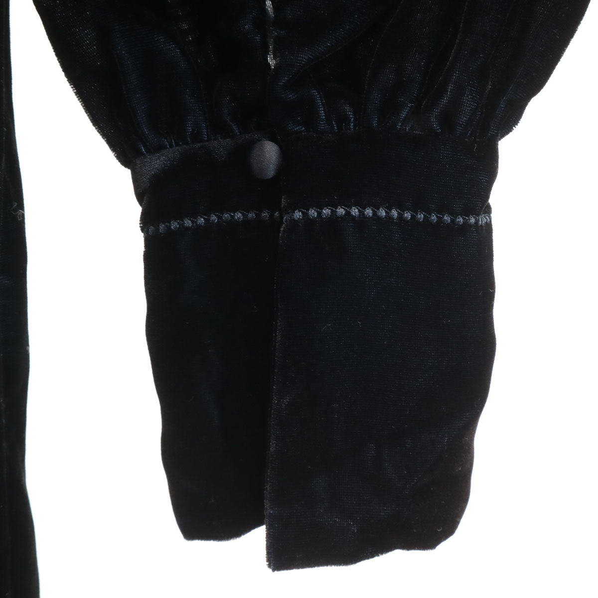 未使用 Lily Brown リリーブラウン 長袖 ベロア ロングワンピース F ブラック レディース