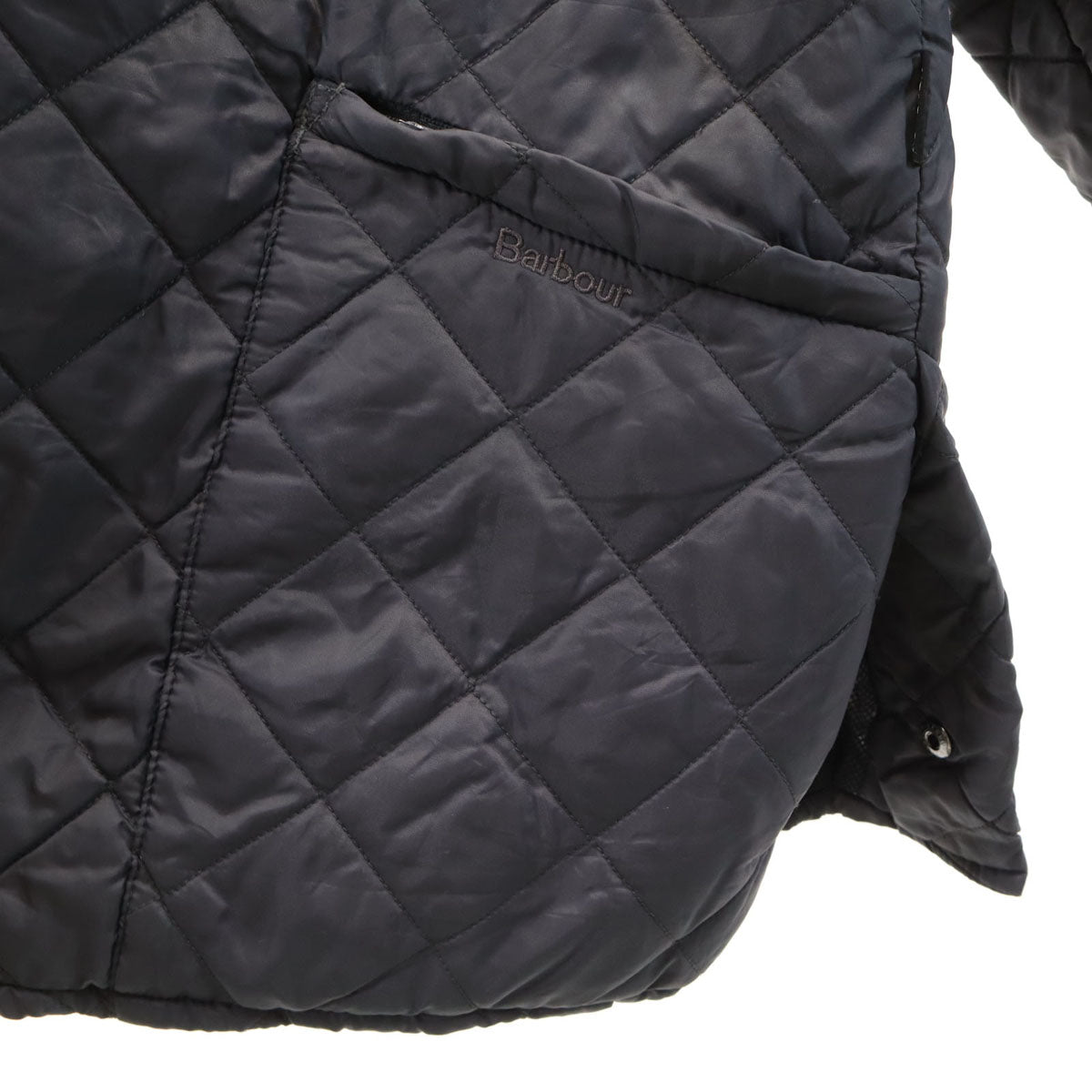 Barbour バブアー キルティングコート XL グレー メンズ