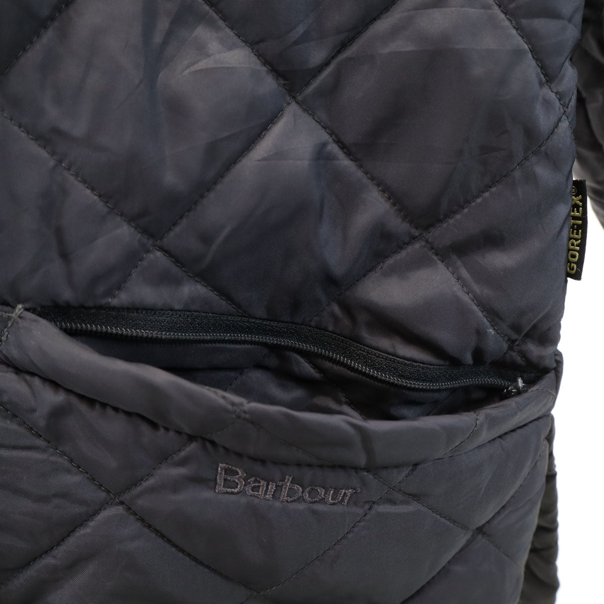 Barbour バブアー キルティングコート XL グレー メンズ