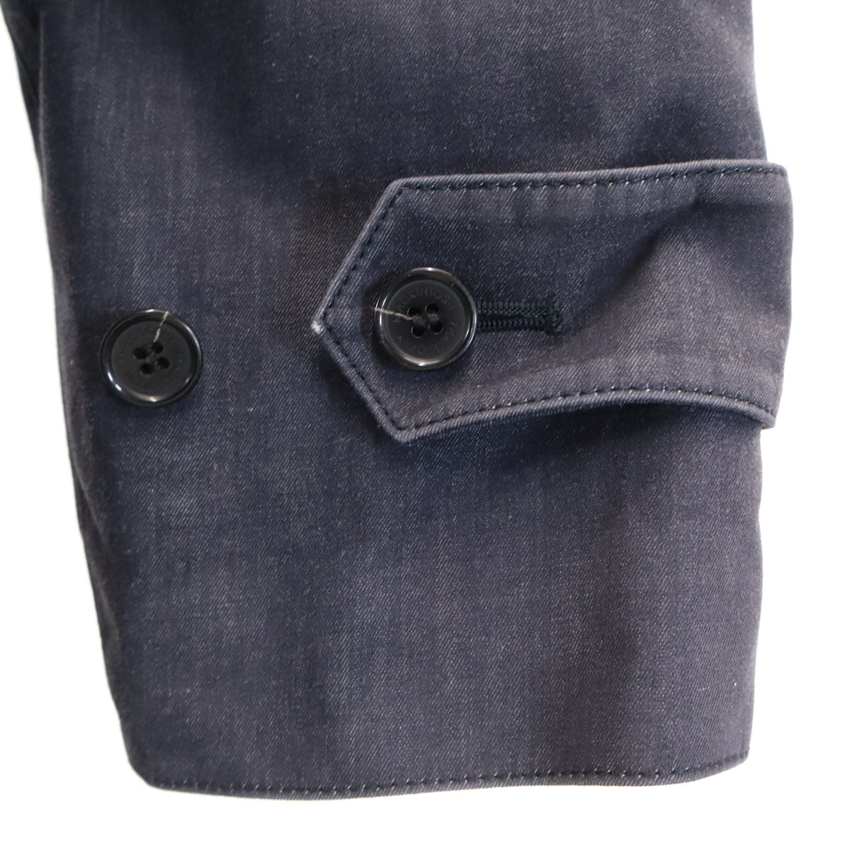 MACKINTOSH PHILOSOPHY マッキントッシュフィロソフィー 日本製 ステンカラーコート 40 ネイビー系 ベストライナー付き メンズ