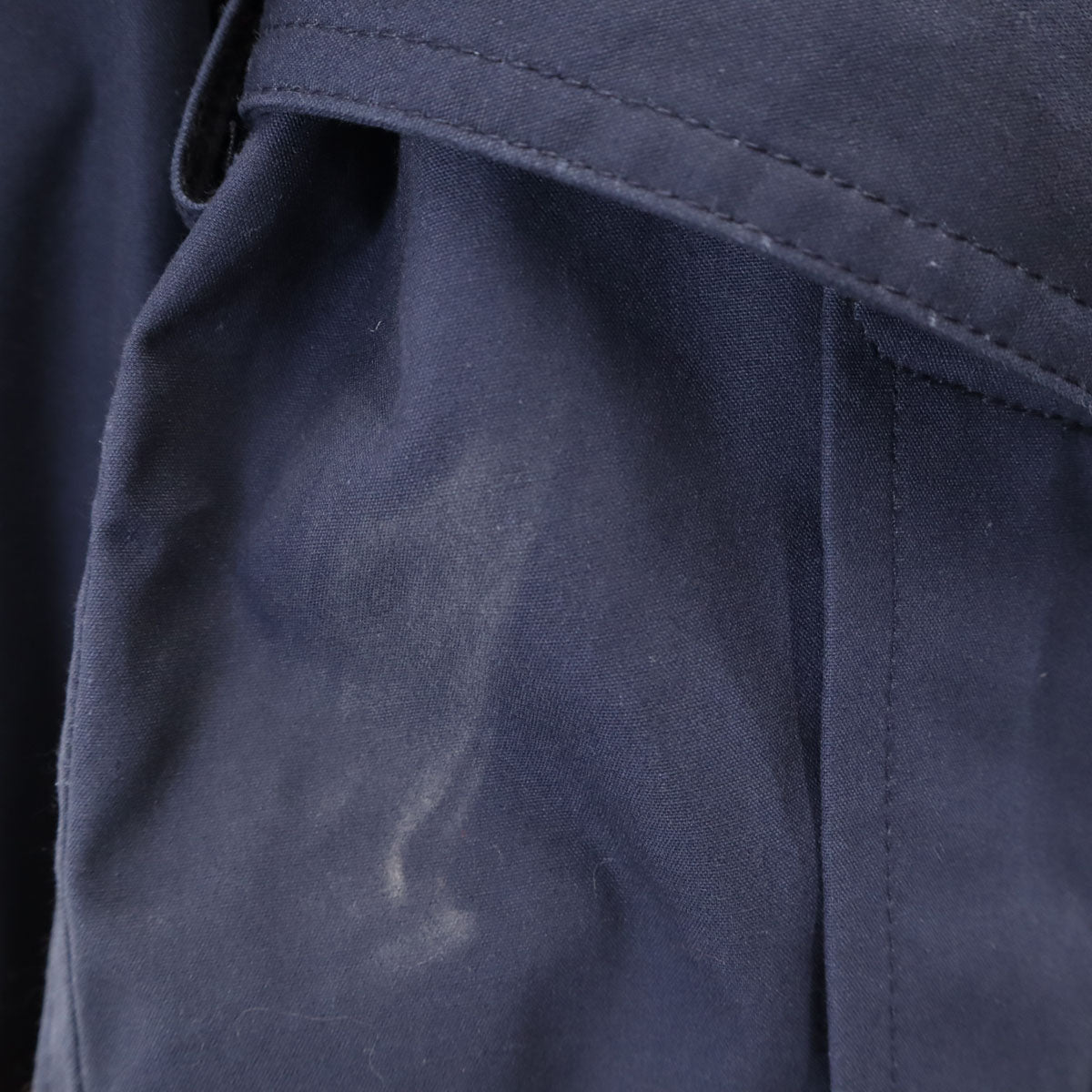 US NAVY アメリカ海軍 00s オールウェザーコート トレンチコート 44R ネイビー ライナー付き メンズ