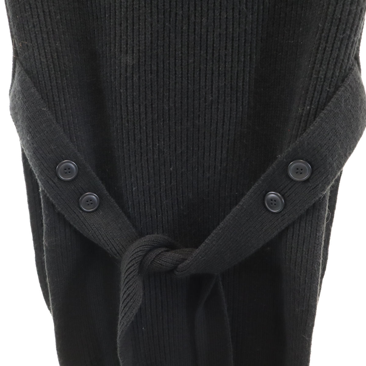 AMERI UNDRESSED アメリ ポンチョ M ブラック ニット レディース