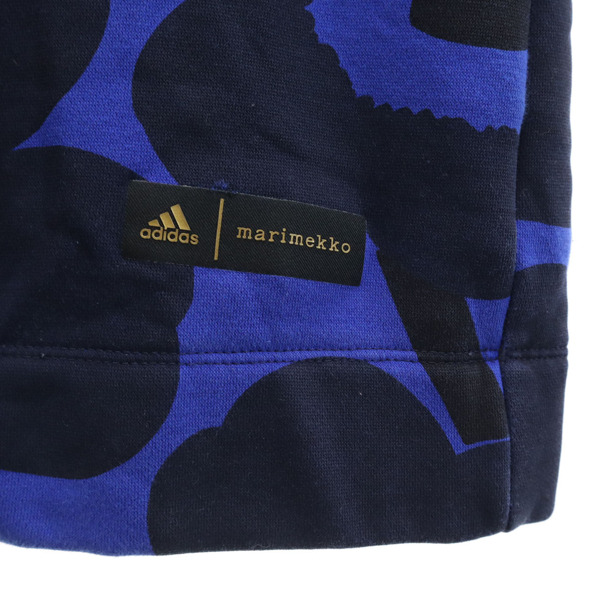 adidas アディダス マリメッコ Marimekko コラボ 花柄 長袖 ワンピース OT ブルー レディース