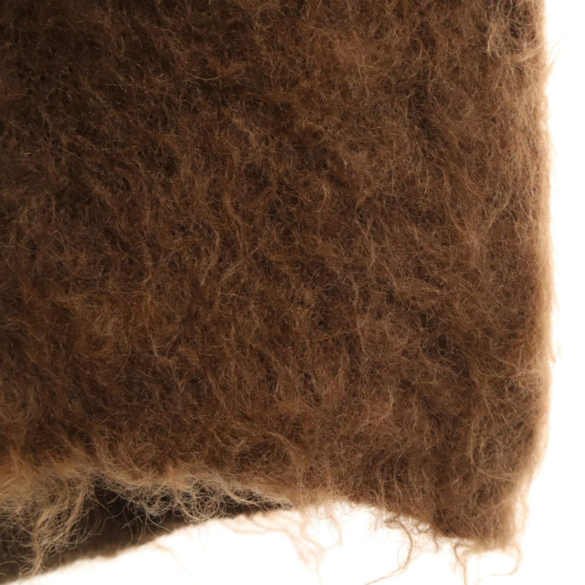 ATON エイトン 日本製 長袖 ニットカーディガン 2 ブラウン系 メンズ