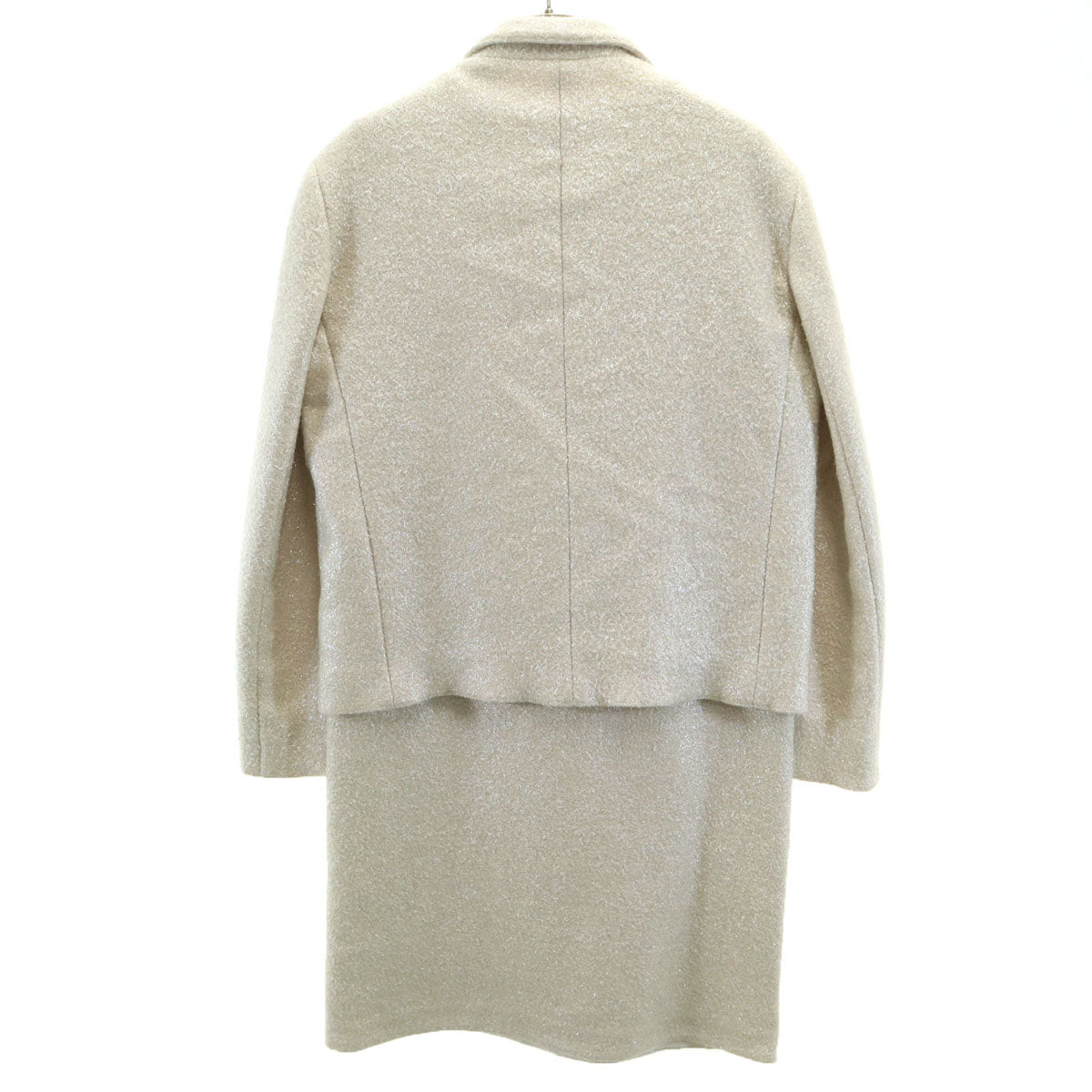 PRADA プラダ ノースリーブ ワンピース 42 アイボリー アンサンブル セット レディース