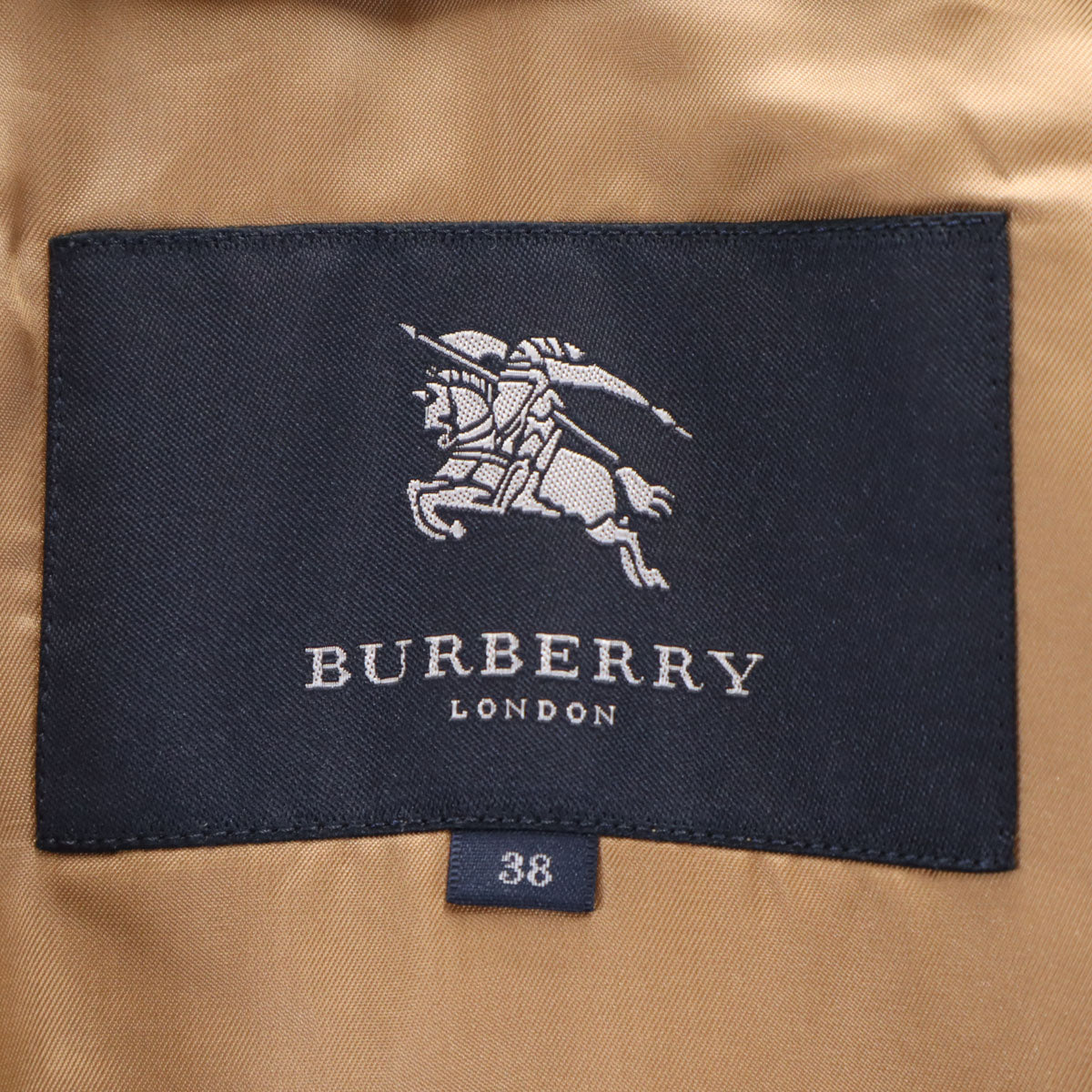 BURBERRY LONDON バーバリーロンドン 日本製 トレンチコート 38 ベージュ 三陽商会 ベストライナー付き レディース
