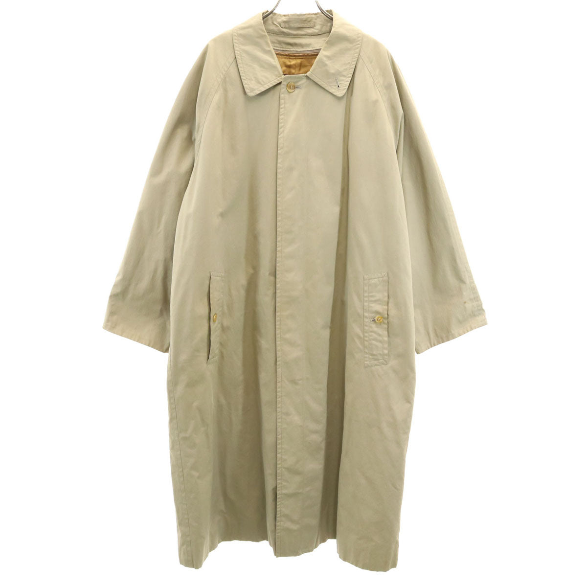 Burberrys バーバリーズ 90s オールド ステンカラーコート 94-175 グレージュ系 ベストライナー付き メンズ