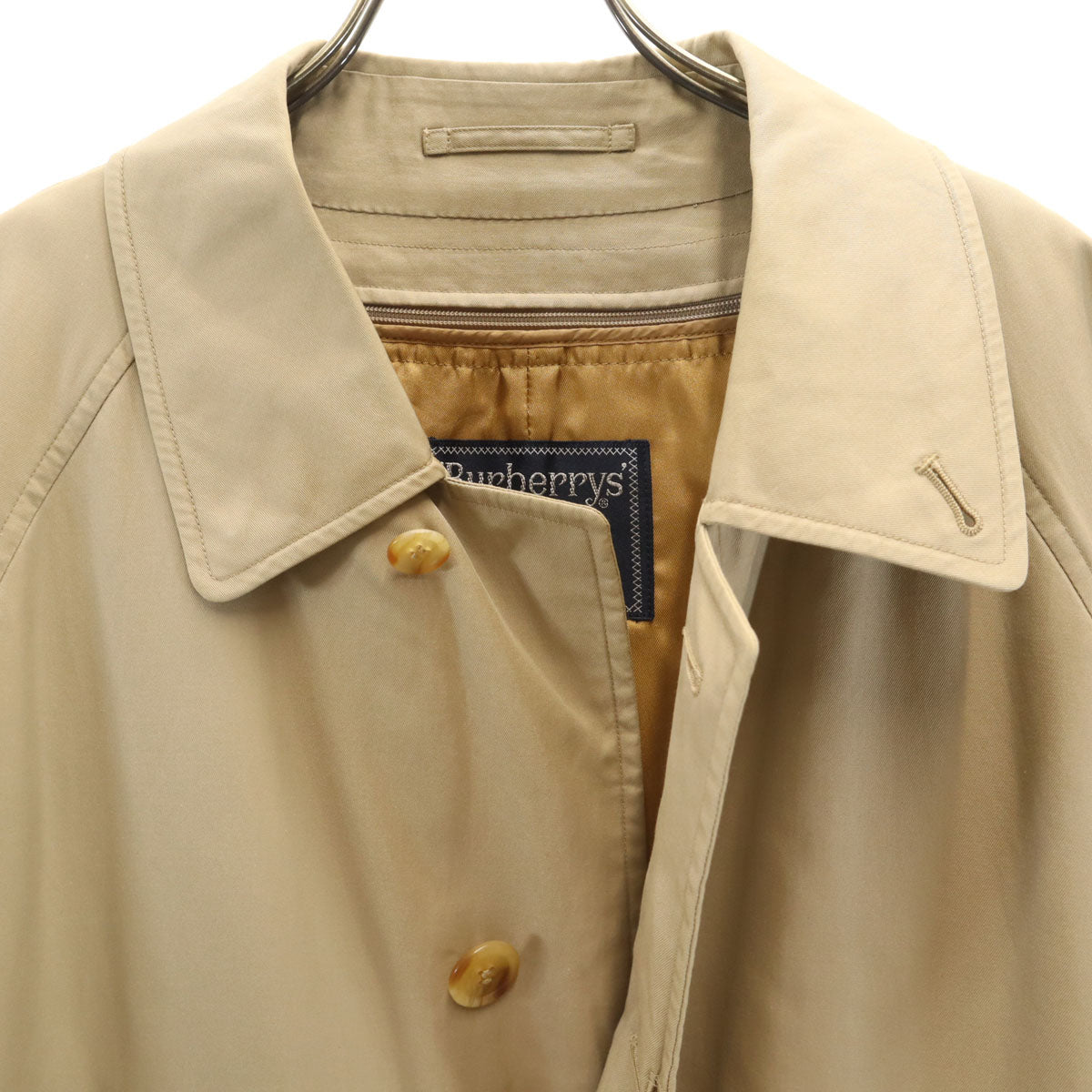 Burberrys バーバリーズ 90s オールド ステンカラーコート 94-175-6 ベージュ ベストライナー付き メンズ