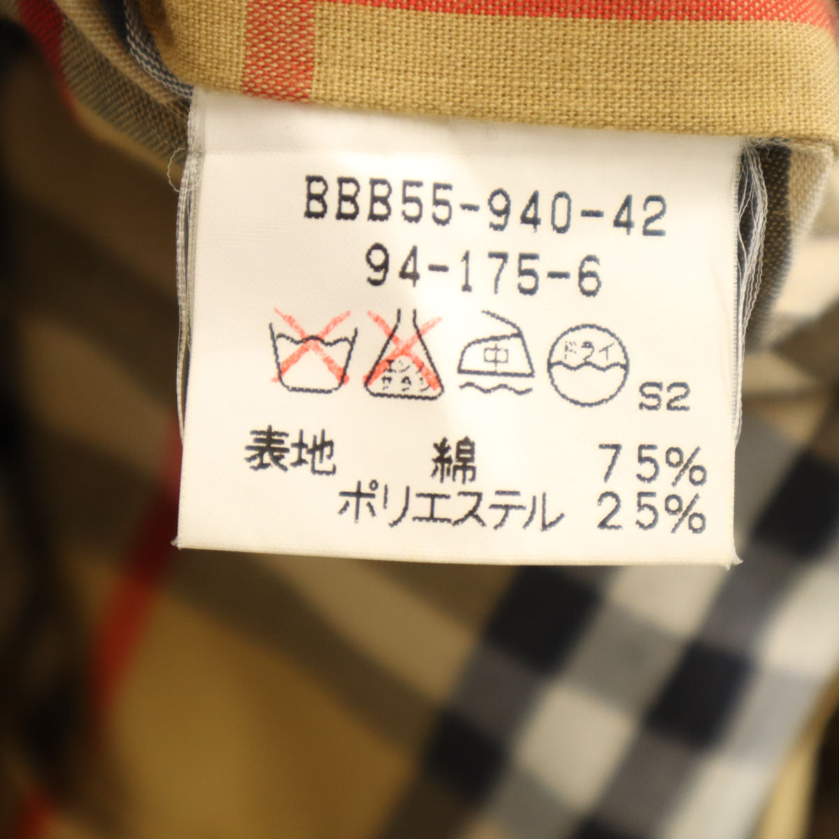 Burberrys バーバリーズ 90s オールド ステンカラーコート 94-175-6 ベージュ ベストライナー付き メンズ