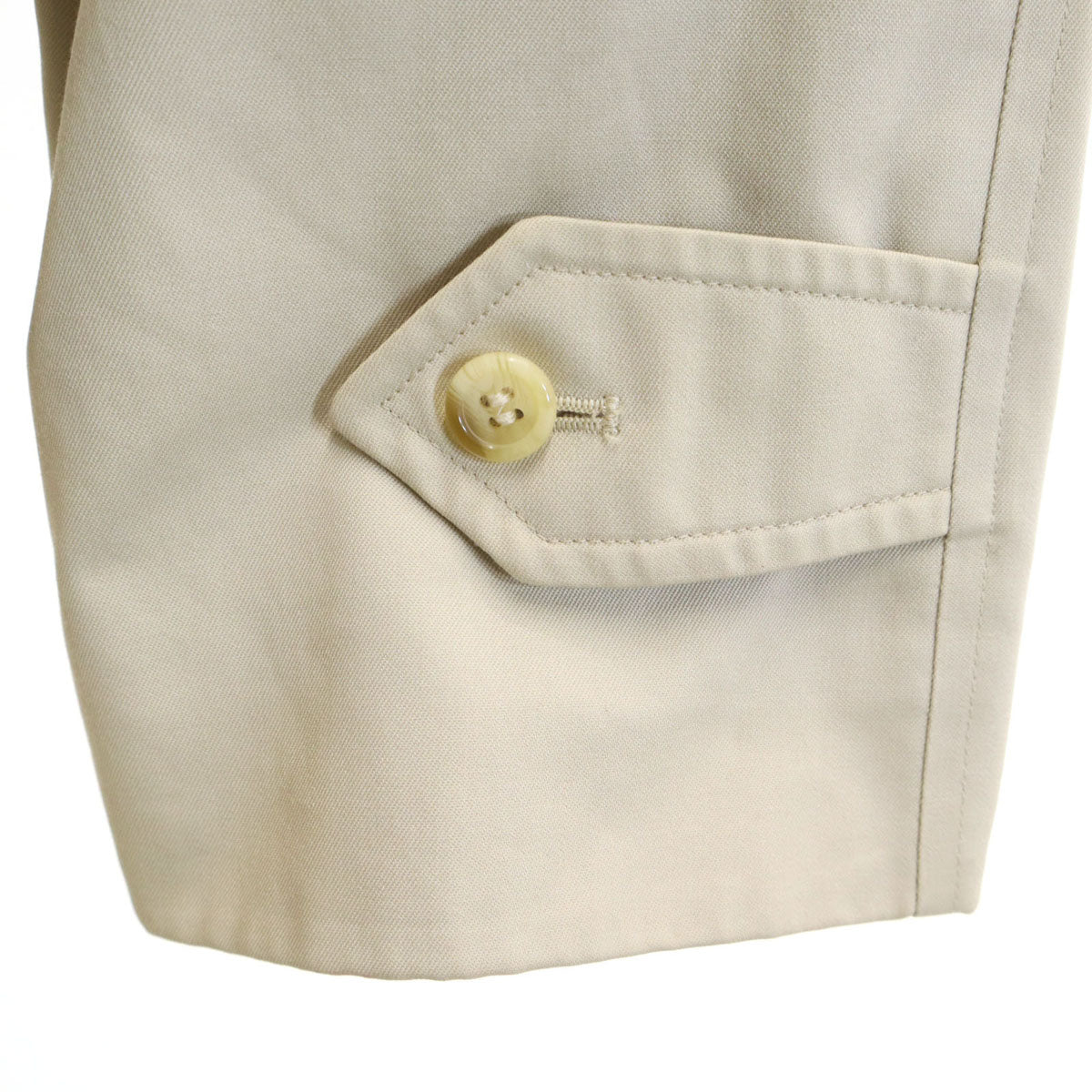 Burberrys バーバリーズ 80s 90S 英国製 オールド ステンカラーコート 46 ベージュ ベストライナー付き メンズ