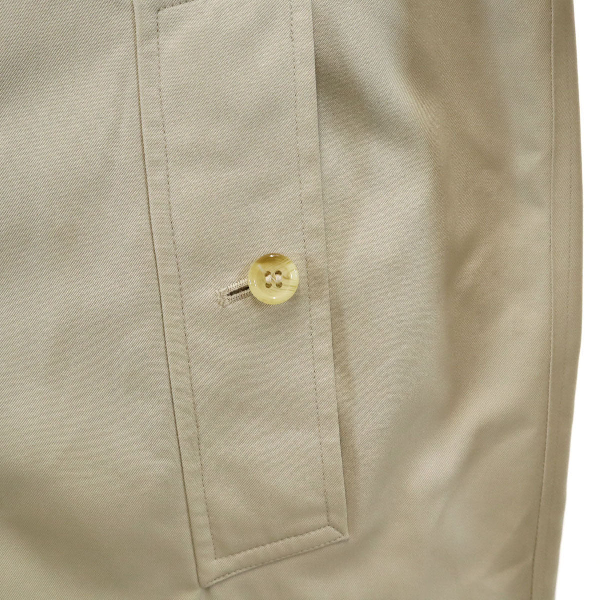 Burberrys バーバリーズ 80s 90S 英国製 オールド ステンカラーコート 46 ベージュ ベストライナー付き メンズ