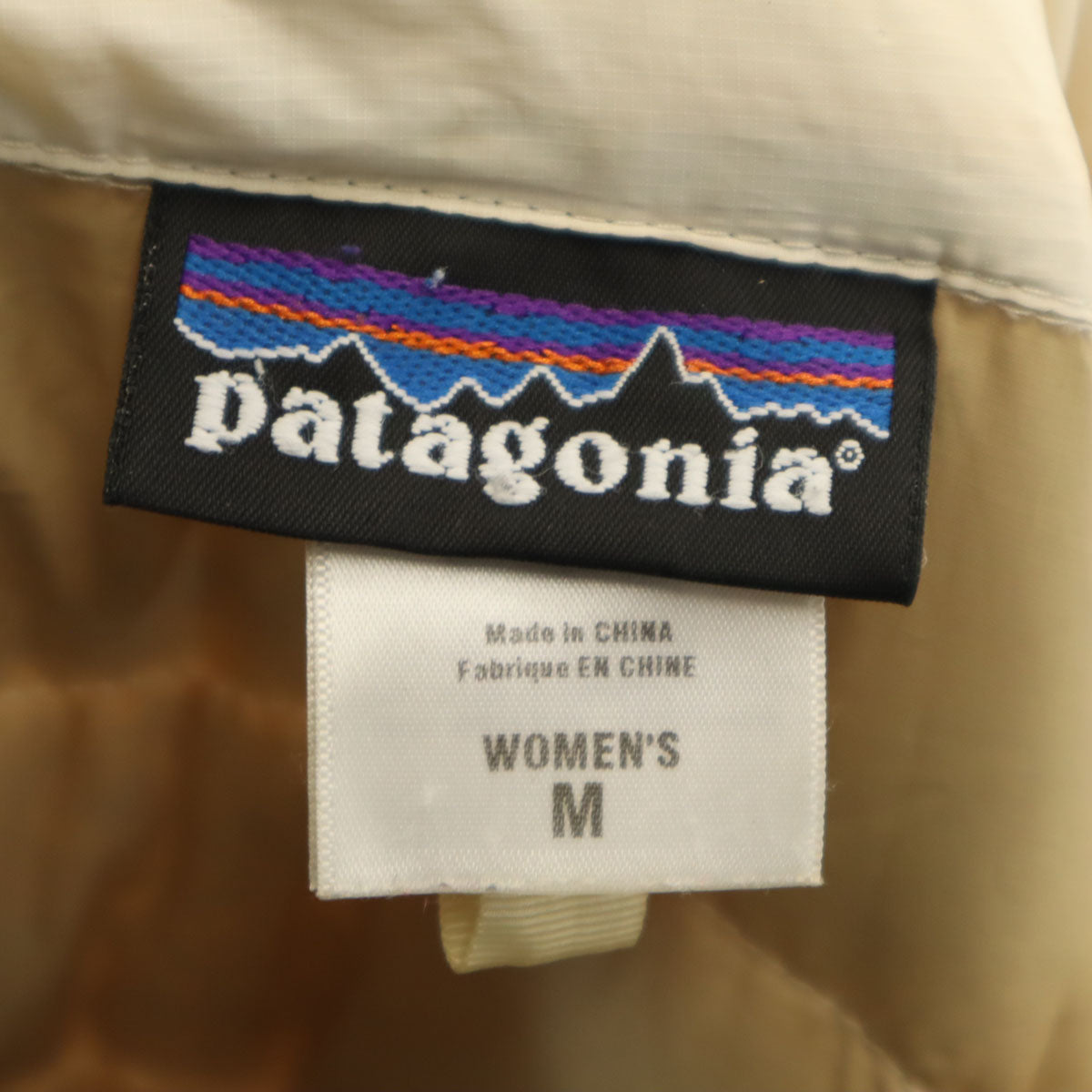 patagonia パタゴニア ダウンコート M アイボリー系 28355 レディース