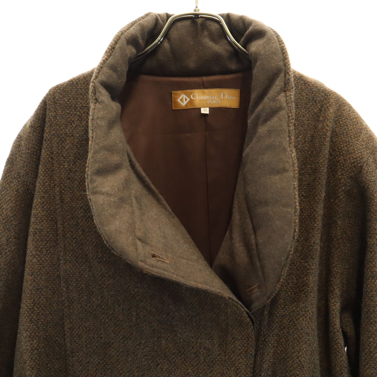 Christian Dior SPORTS クリスチャンディオール スポーツ 90s ウールブレンド オールド コート M ブラウン系 レディース