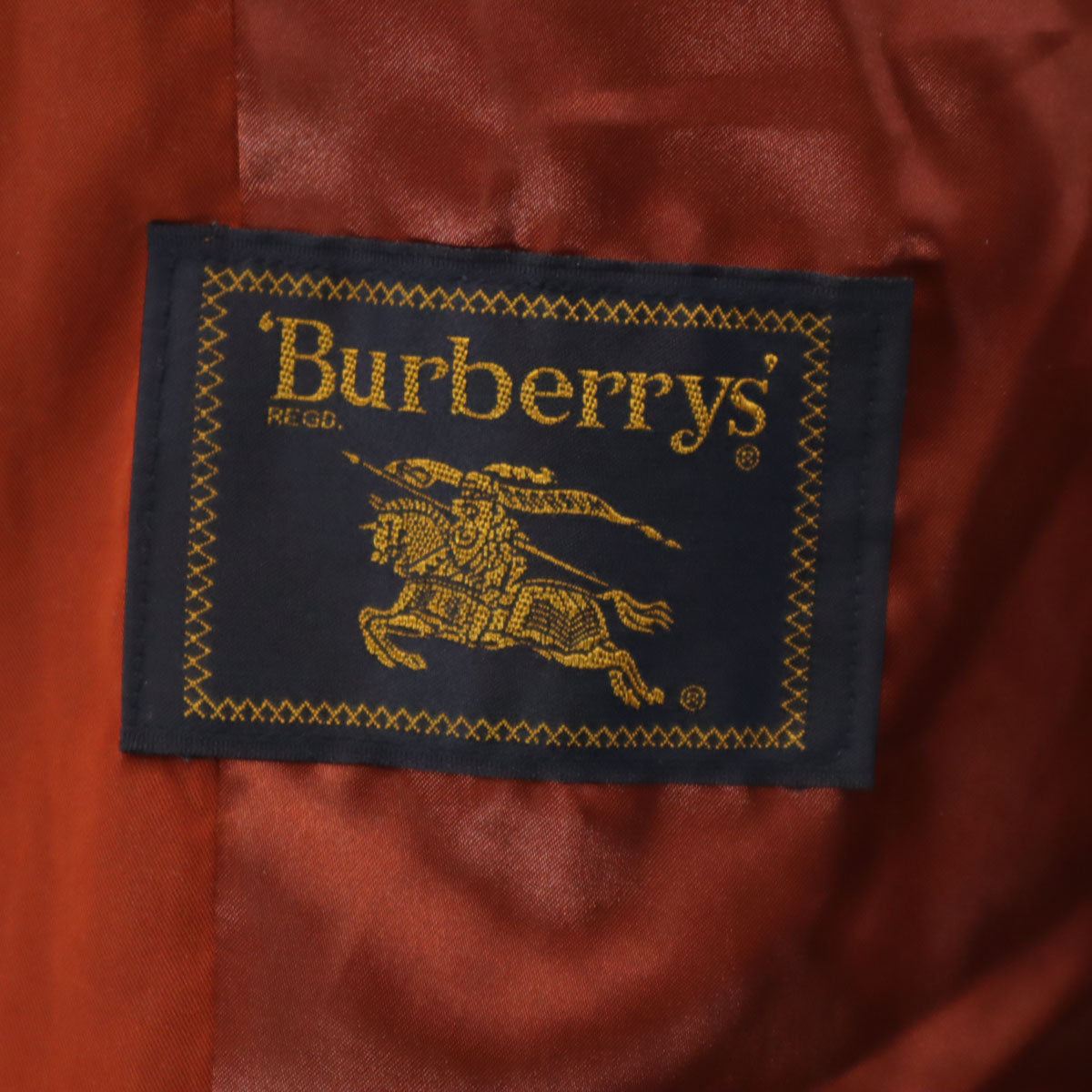 Burberrys バーバリーズ 90s オールド 中綿コート 9AR オレンジ系 三陽商会 レディース