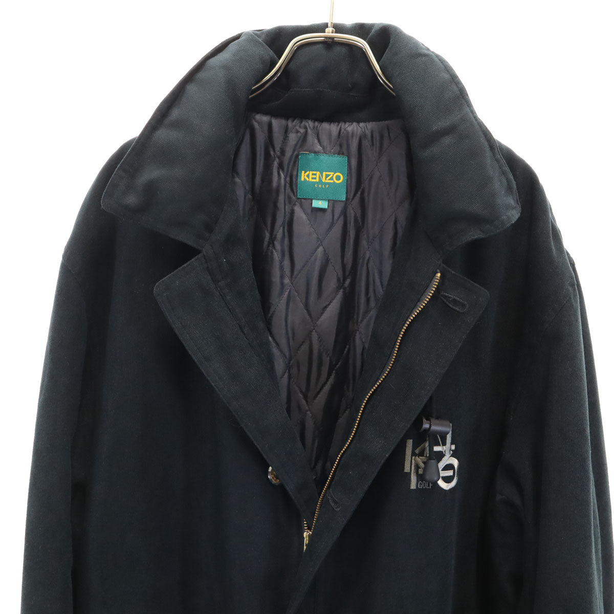 KENZO GOLF ケンゾーゴルフ 90s オールド ジャケット 4 ブラック メンズ