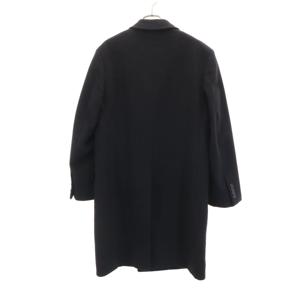 Dior ディオール イタリア製 チェスターコート 46 ブラック メンズ