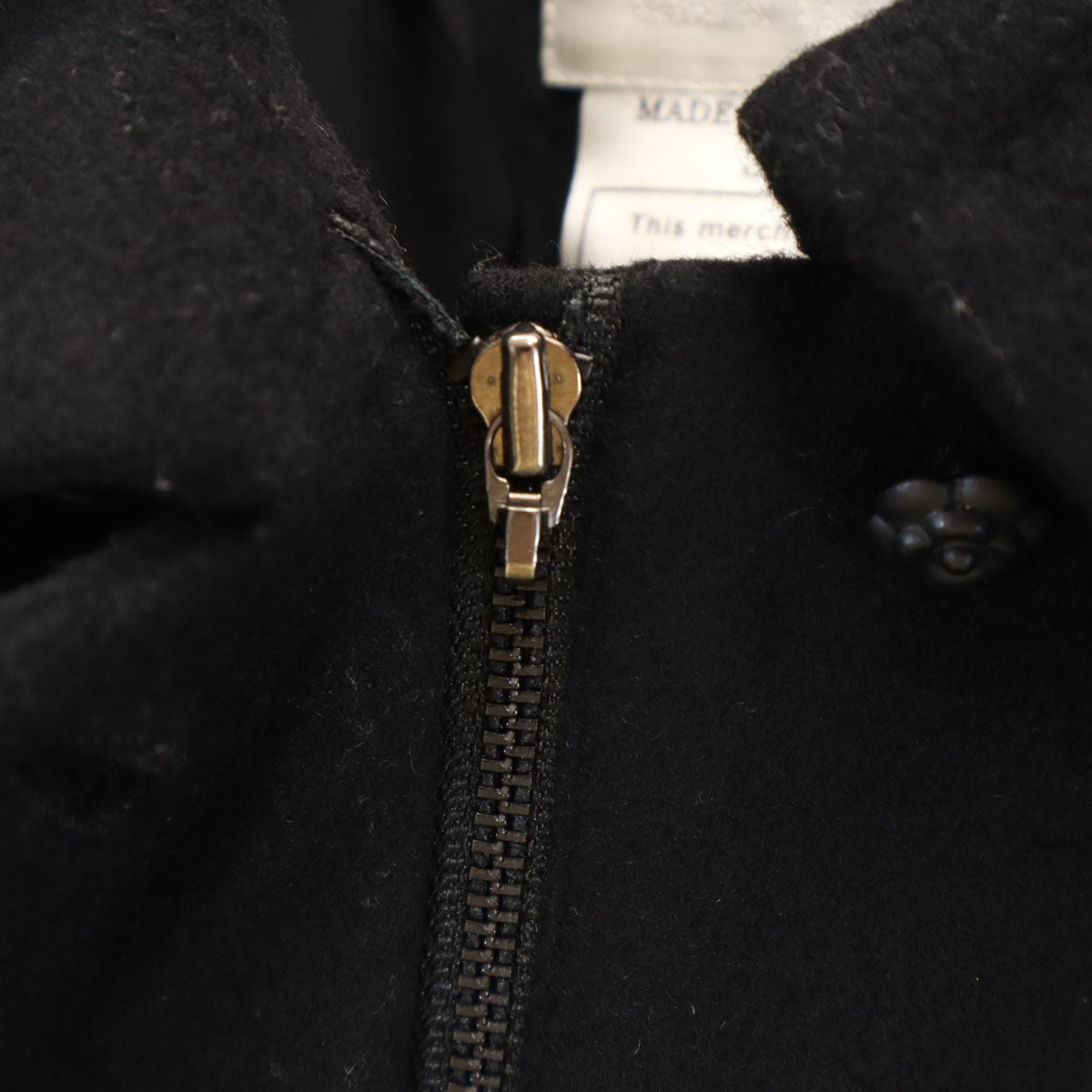 Rene ルネ 日本製 ウールコート 34 ブラック レディース