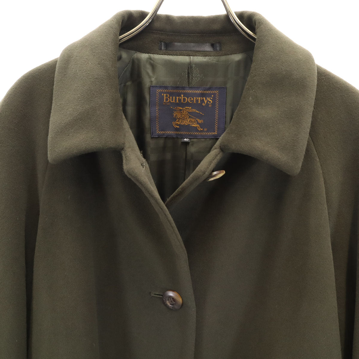 Burberrys バーバリーズ 90s オールド ロングコート 40 カーキ 三陽商会 レディース