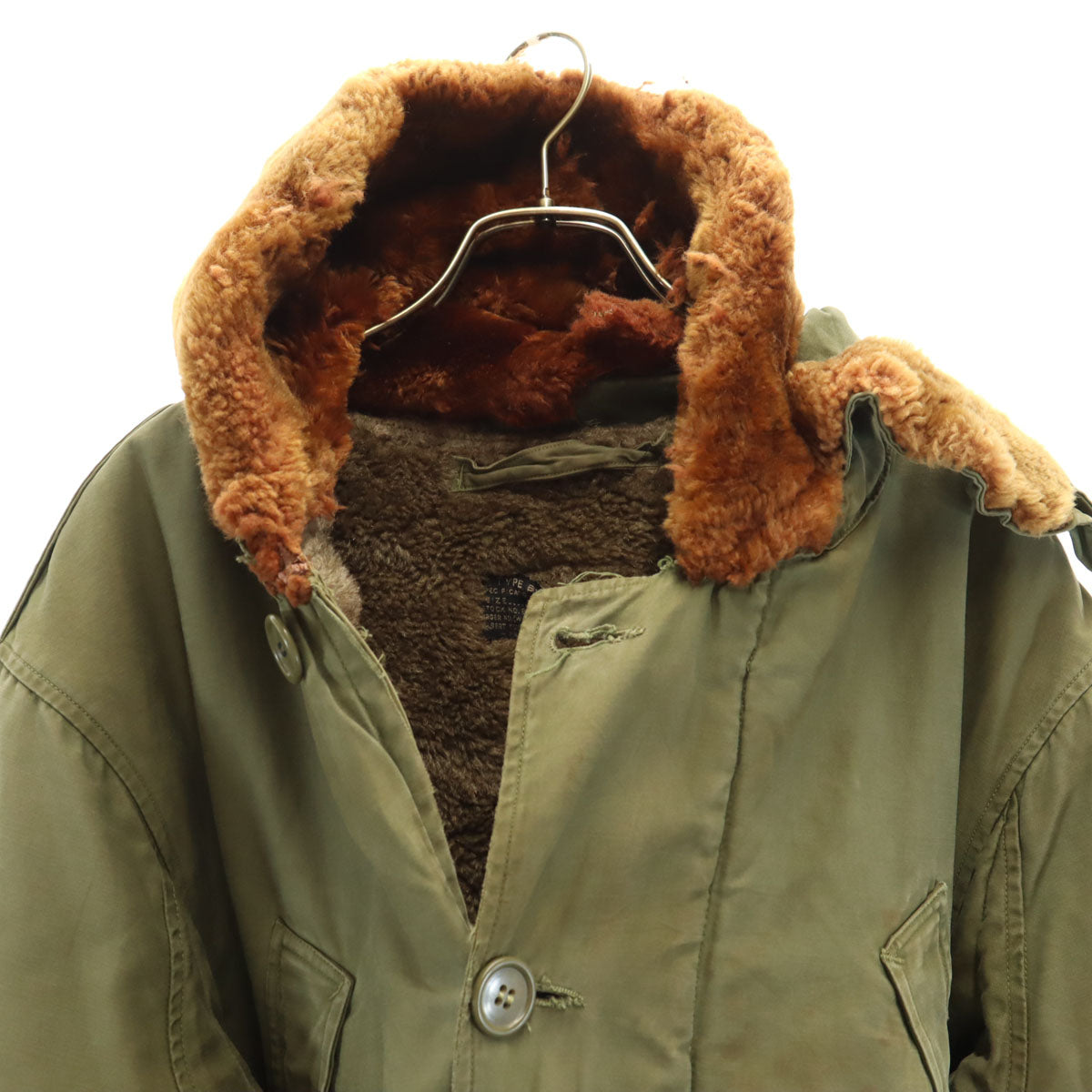 US ARMY アメリカ軍 40s 50s B9 ヴィンテージ ミリタリーコート 38 カーキ メンズ