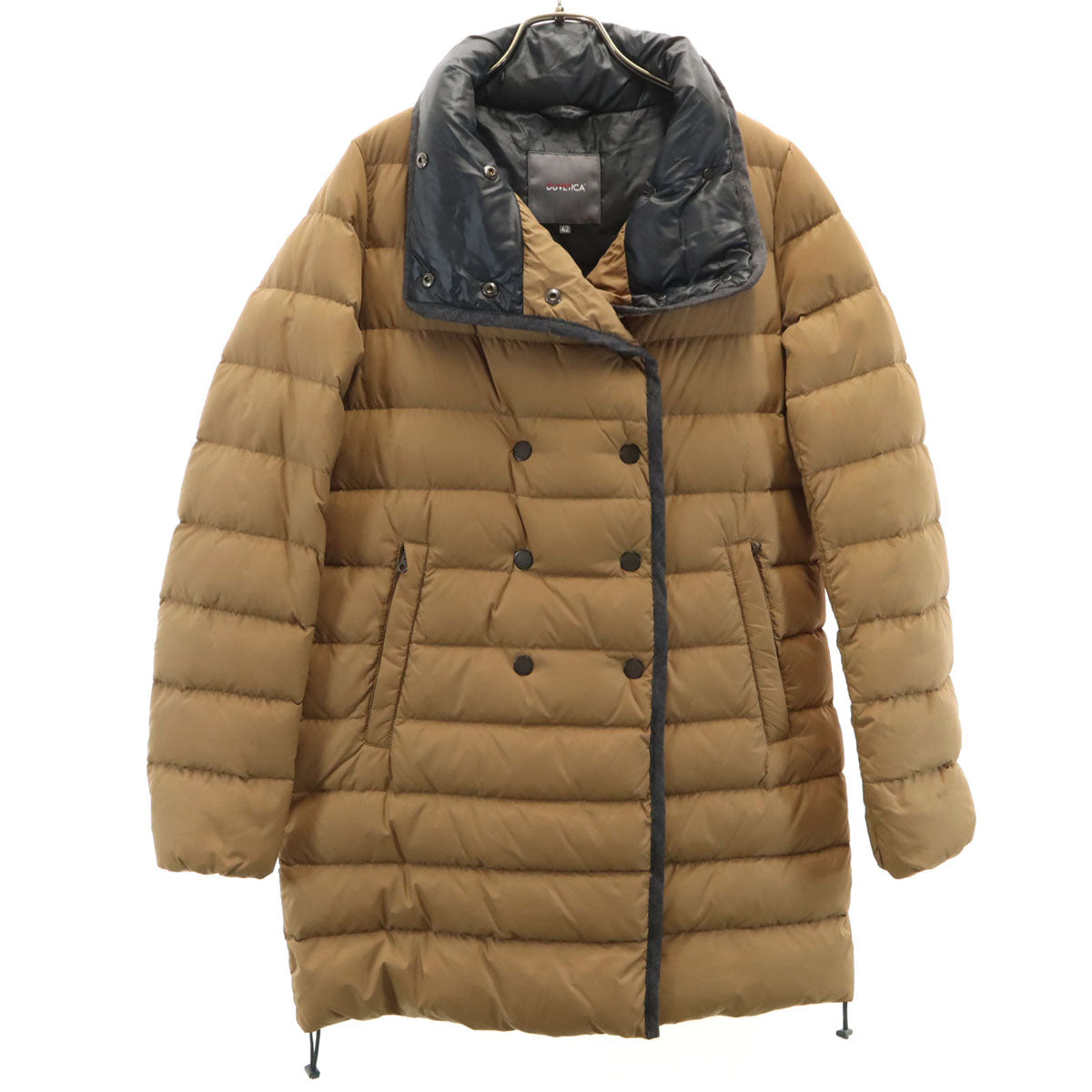 DUVETICA デュベティカ ブルガリア製 ダウンコート 42 ベージュ系 レディース