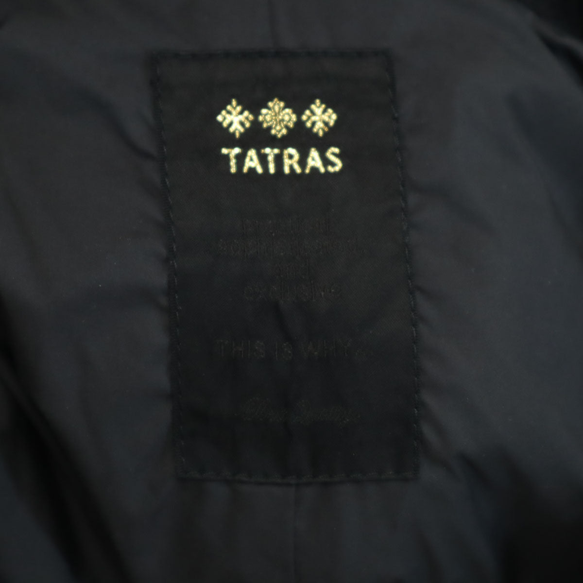 TATRAS タトラス ポーランド製 ダウンコート 3 ブラック レディース