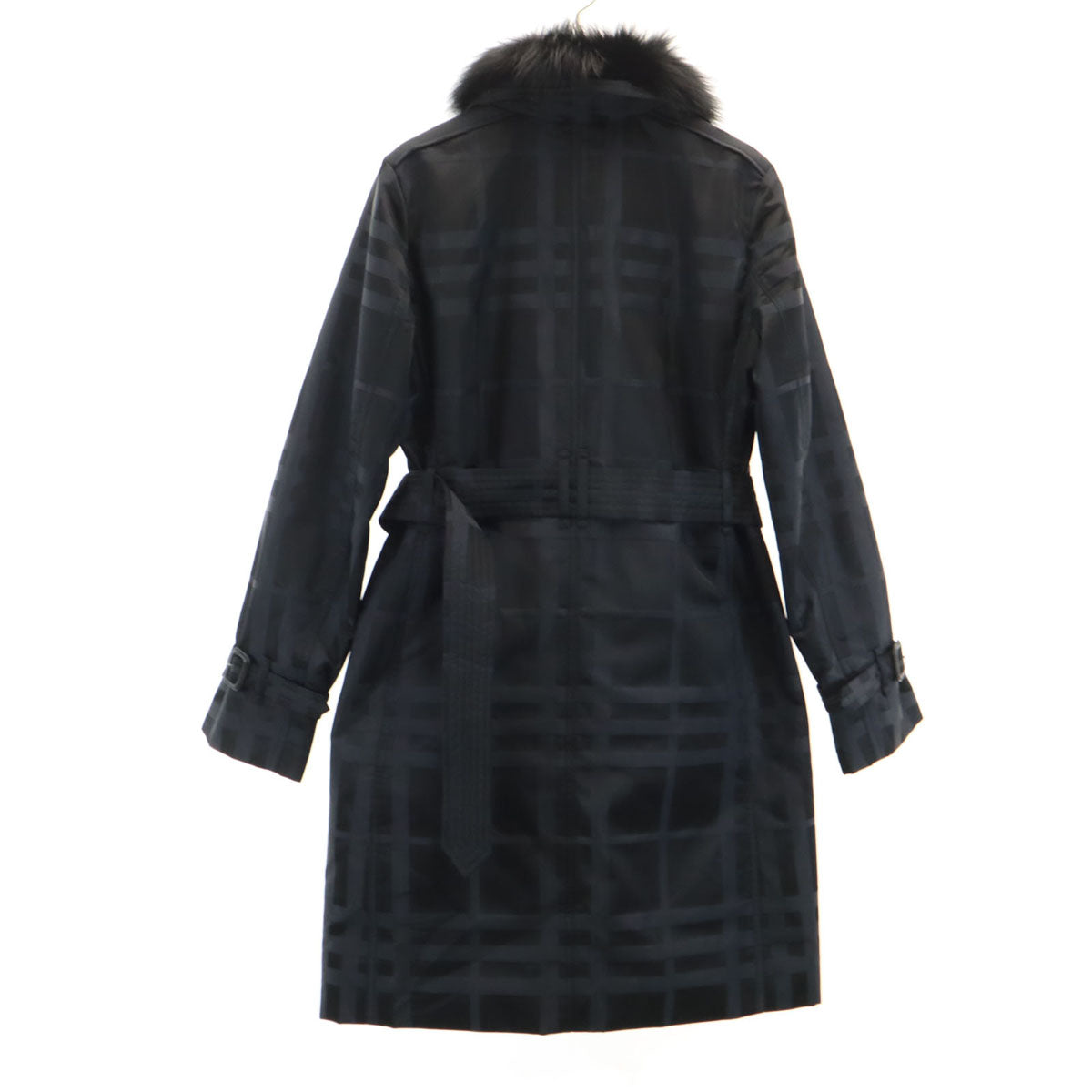 美品 BURBERRY LONDON バーバリーロンドン 日本製 コート 38 ブラック 三陽商会 レディース