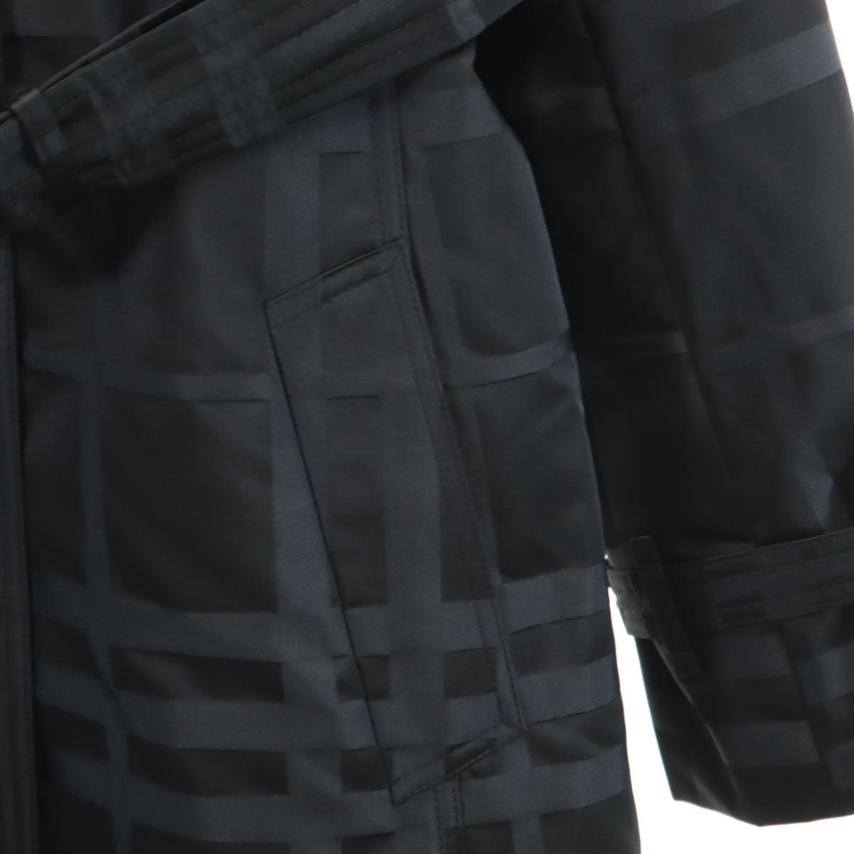 美品 BURBERRY LONDON バーバリーロンドン 日本製 コート 38 ブラック 三陽商会 レディース