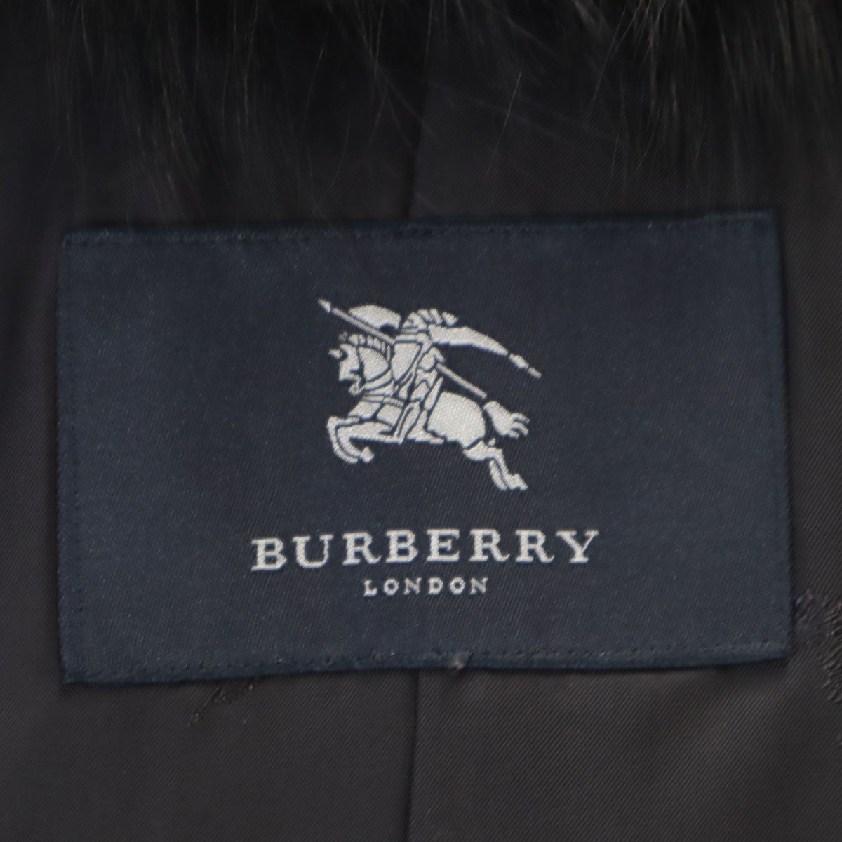美品 BURBERRY LONDON バーバリーロンドン 日本製 コート 38 ブラック 三陽商会 レディース